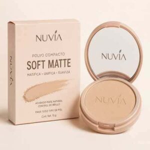 Polvo Compacto Matificante para Rostro Soft Matte
